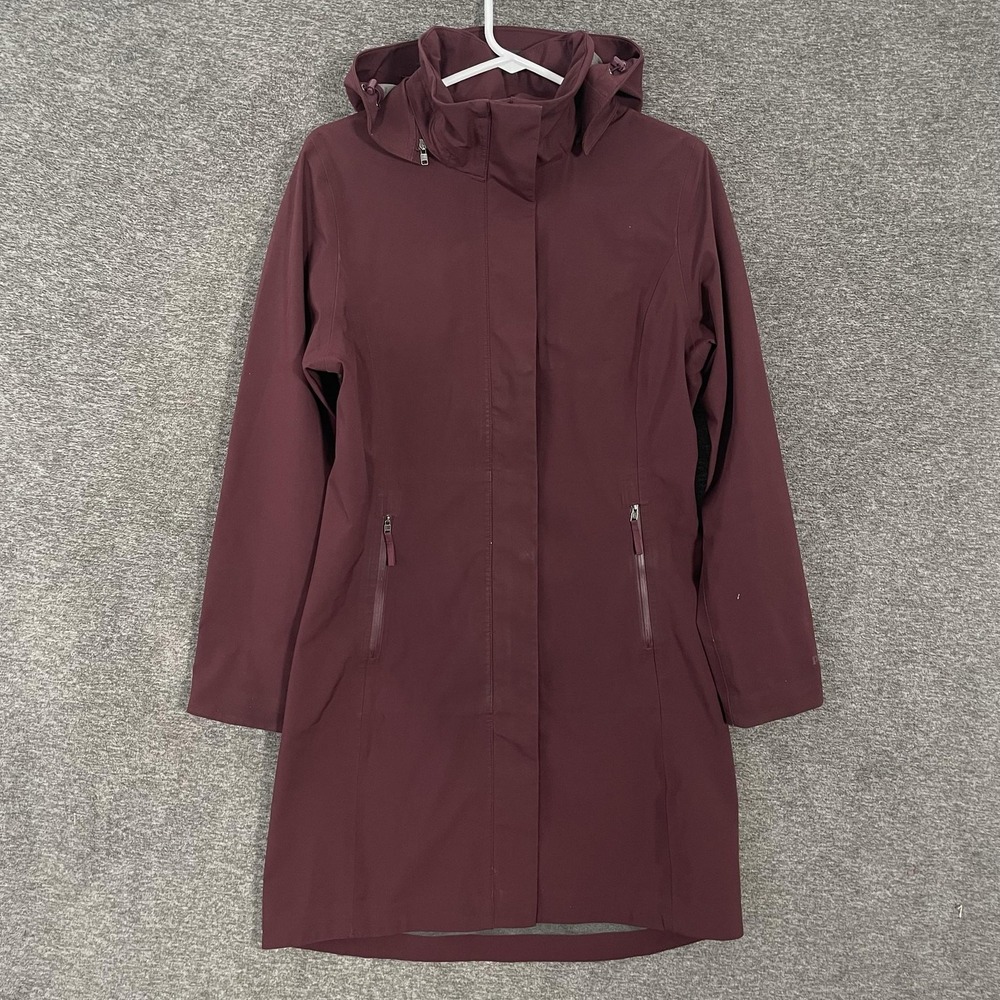 Patagonia Rain Coat Womens XS Purple Hooded Long Lash Point Parka